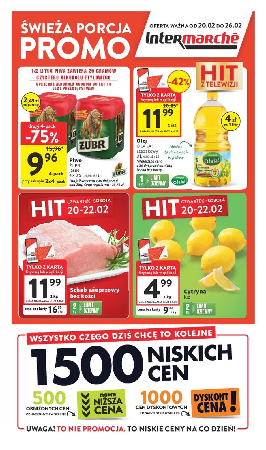 Gazetka promocyjna Intermarche str. 1