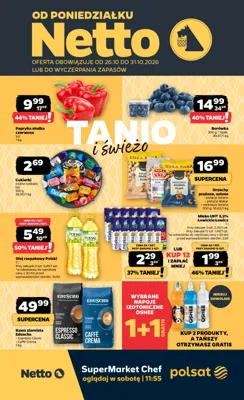 Netto gazetka - od 26/10/2026 do 31/10/2026